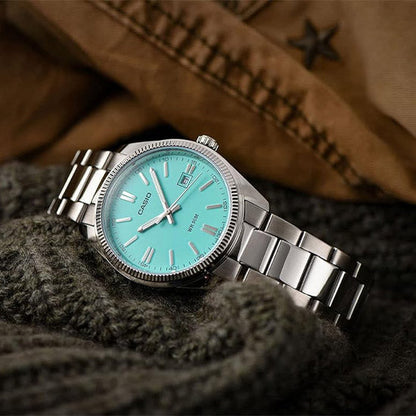 Turquoise Dial Men Watch